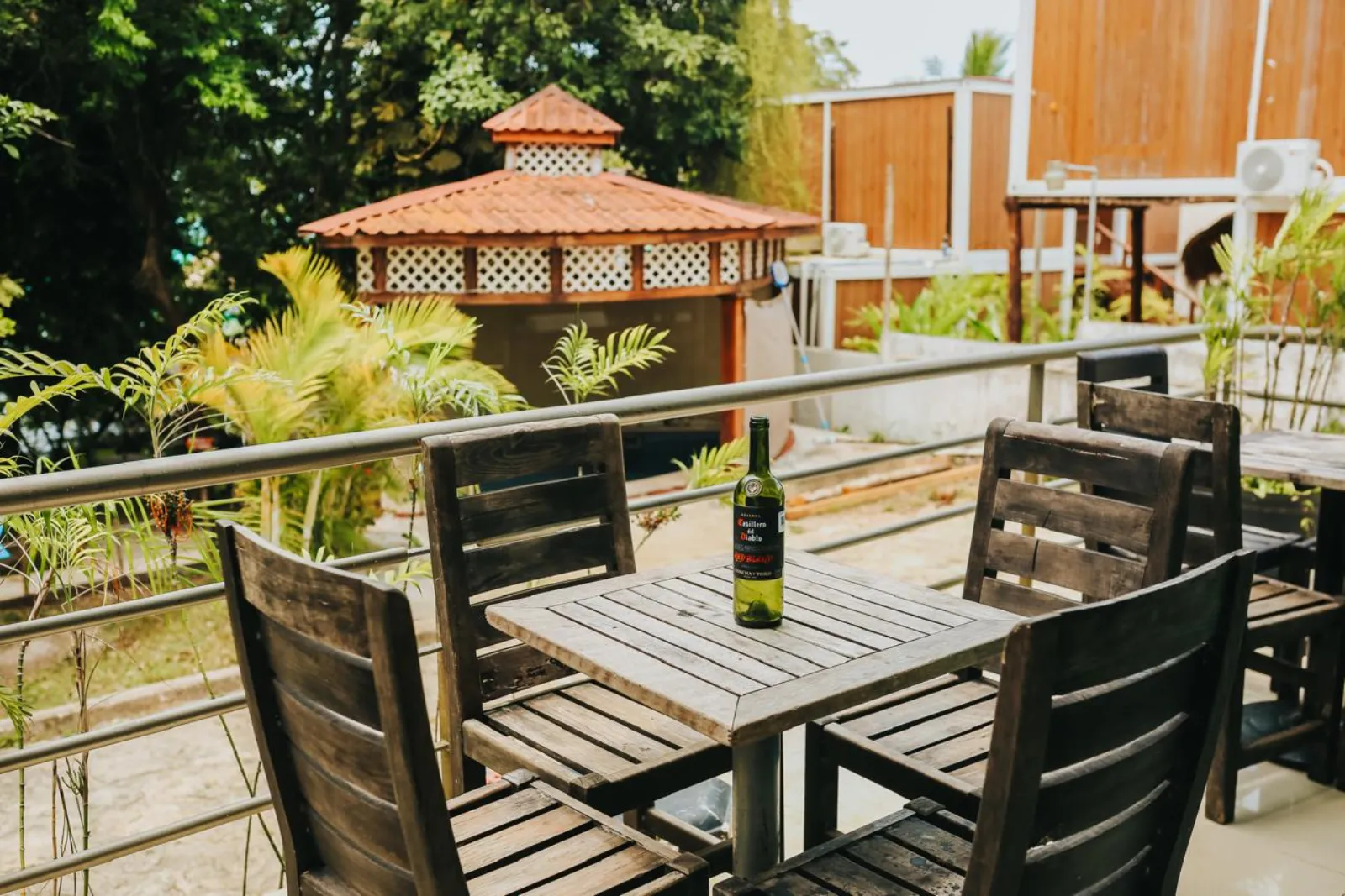 Terraza exterior para descansar